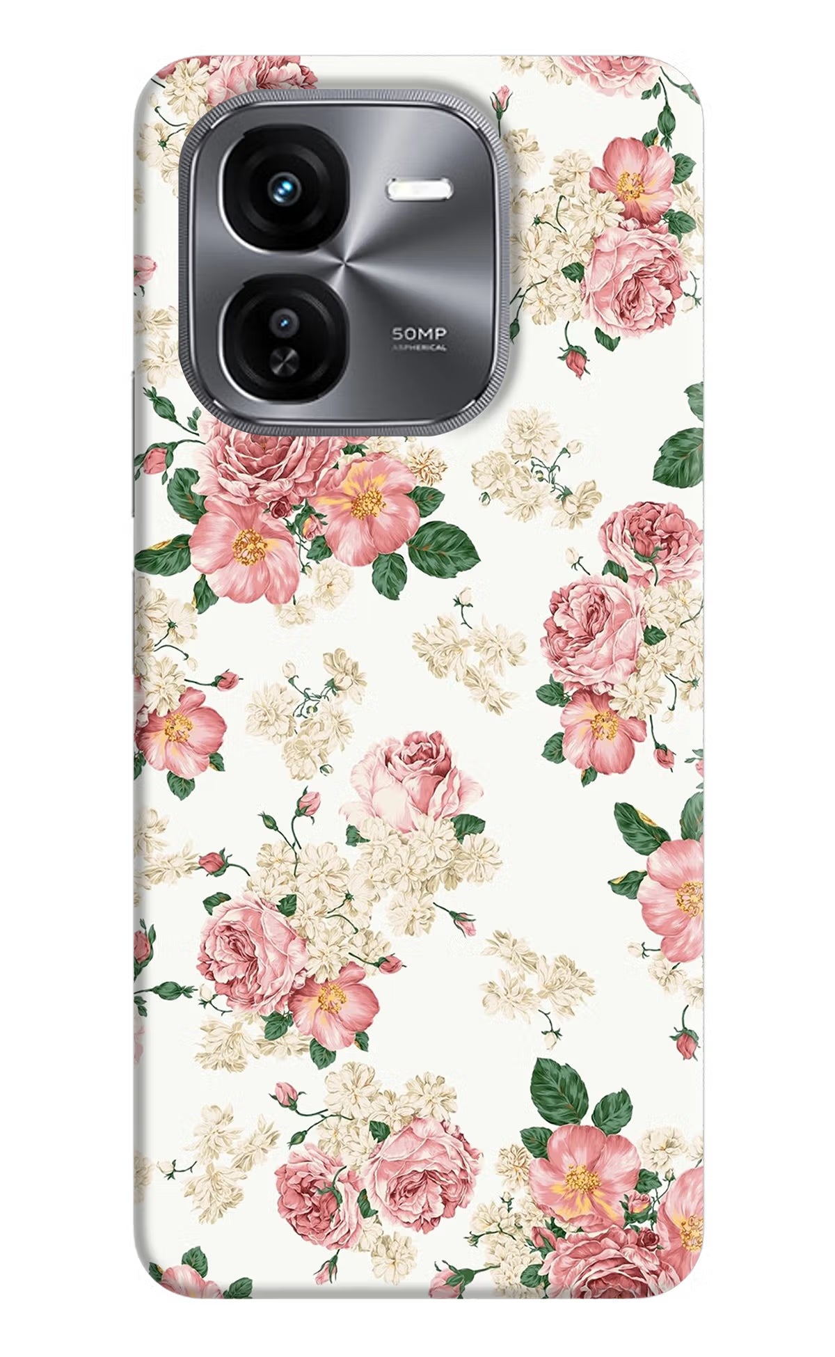 Flowers iQOO Z9X Hard Case Back Cover by Casekaro