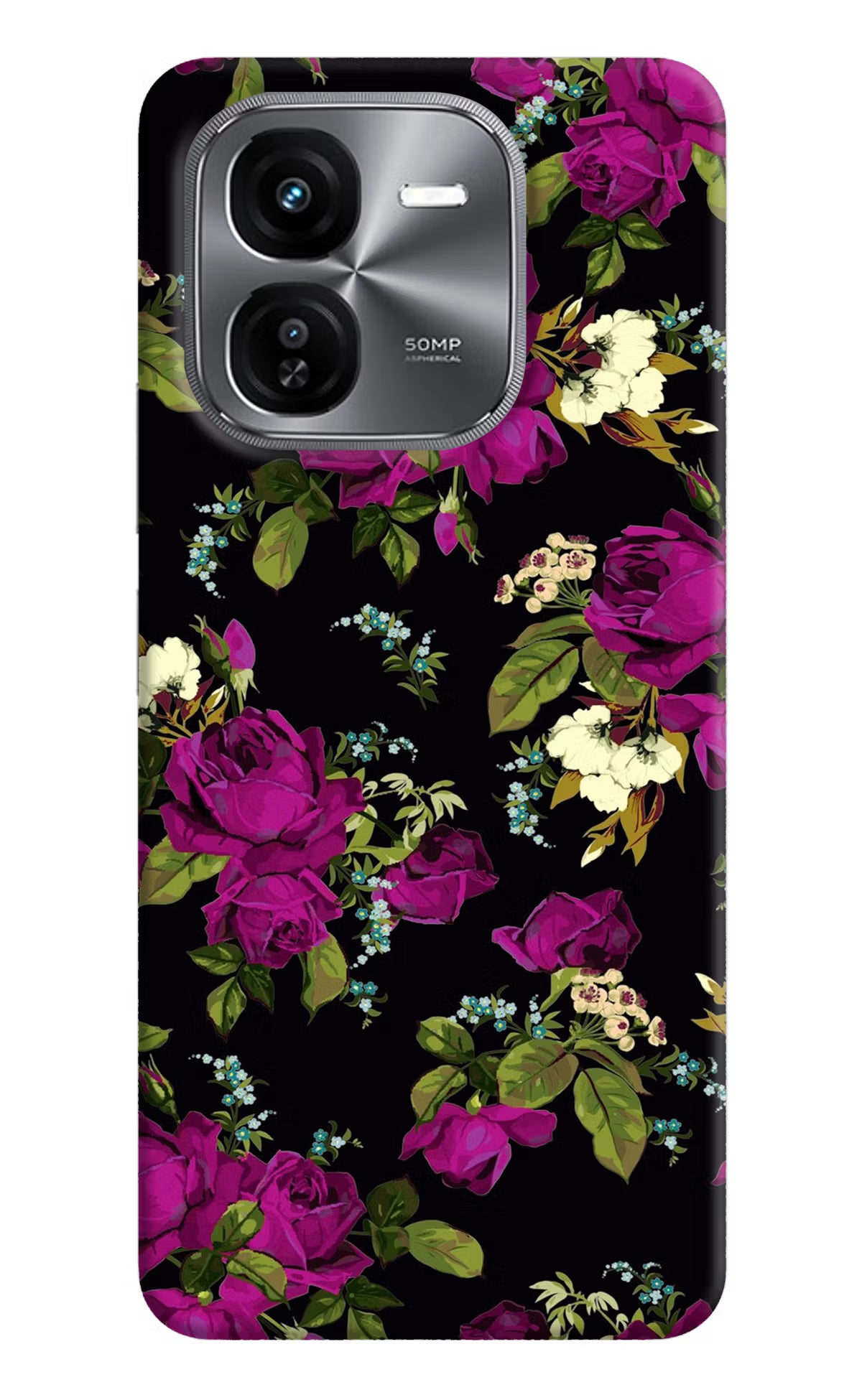Flowers iQOO Z9X Hard Case Back Cover by Casekaro