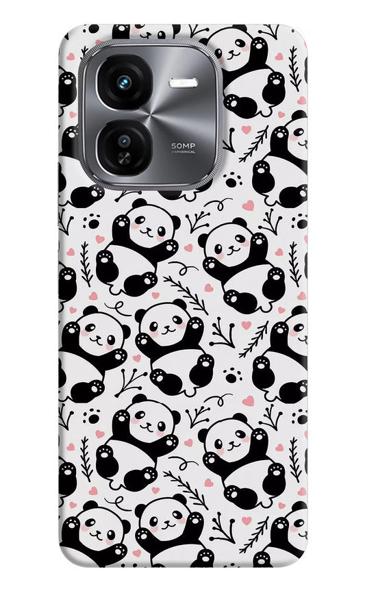 Cute Panda iQOO Z9X Hard Case Back Cover by Casekaro