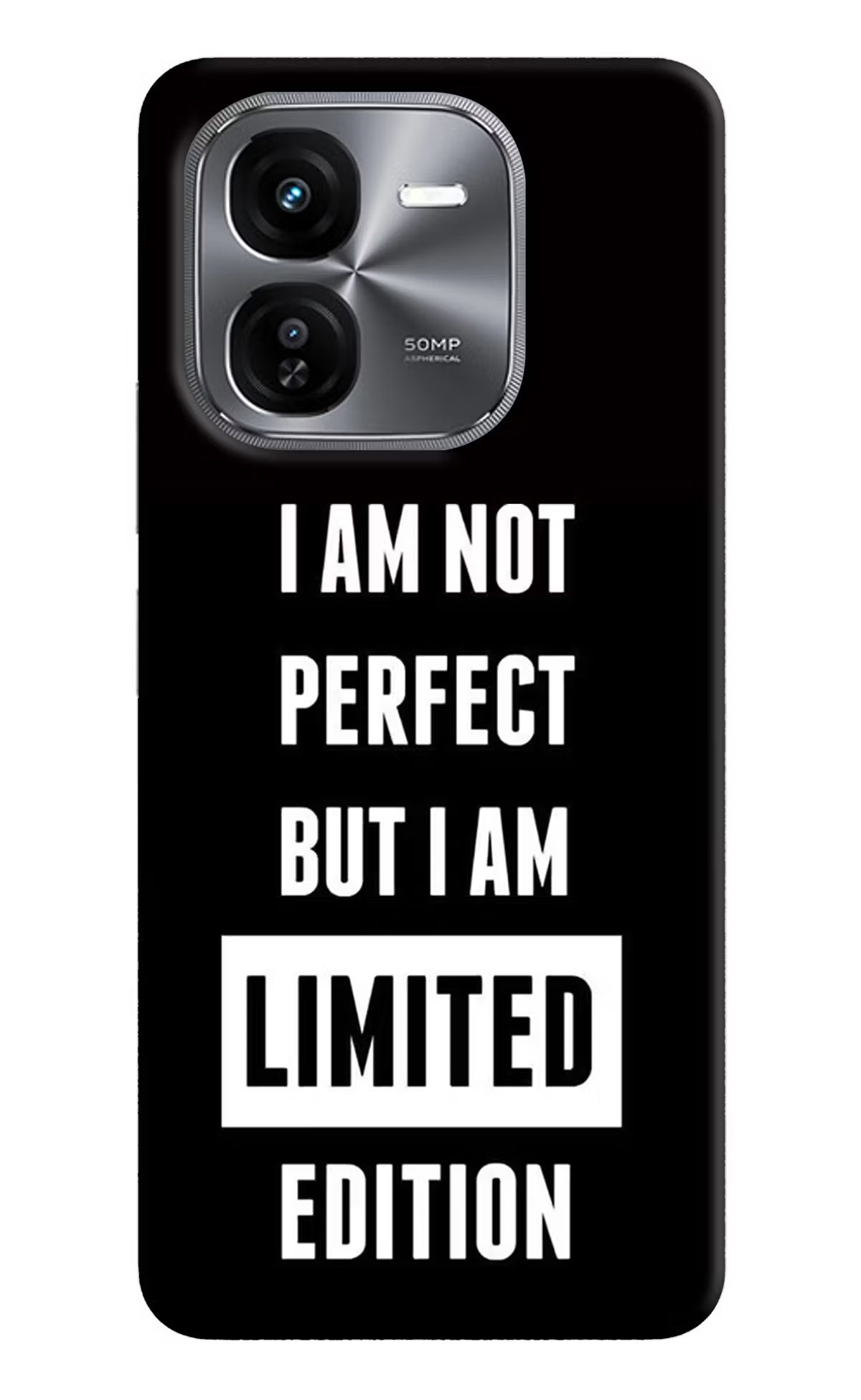 I Am Not Perfect But I Am Limited Edition iQOO Z9X Hard Case Back Cover by Casekaro