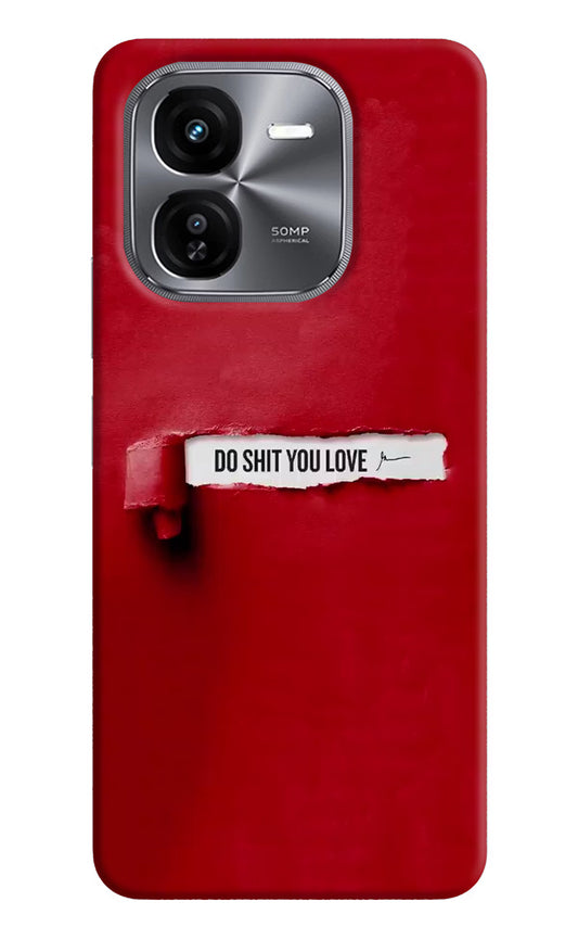 Do Shit You Love iQOO Z9X Hard Case Back Cover by Casekaro