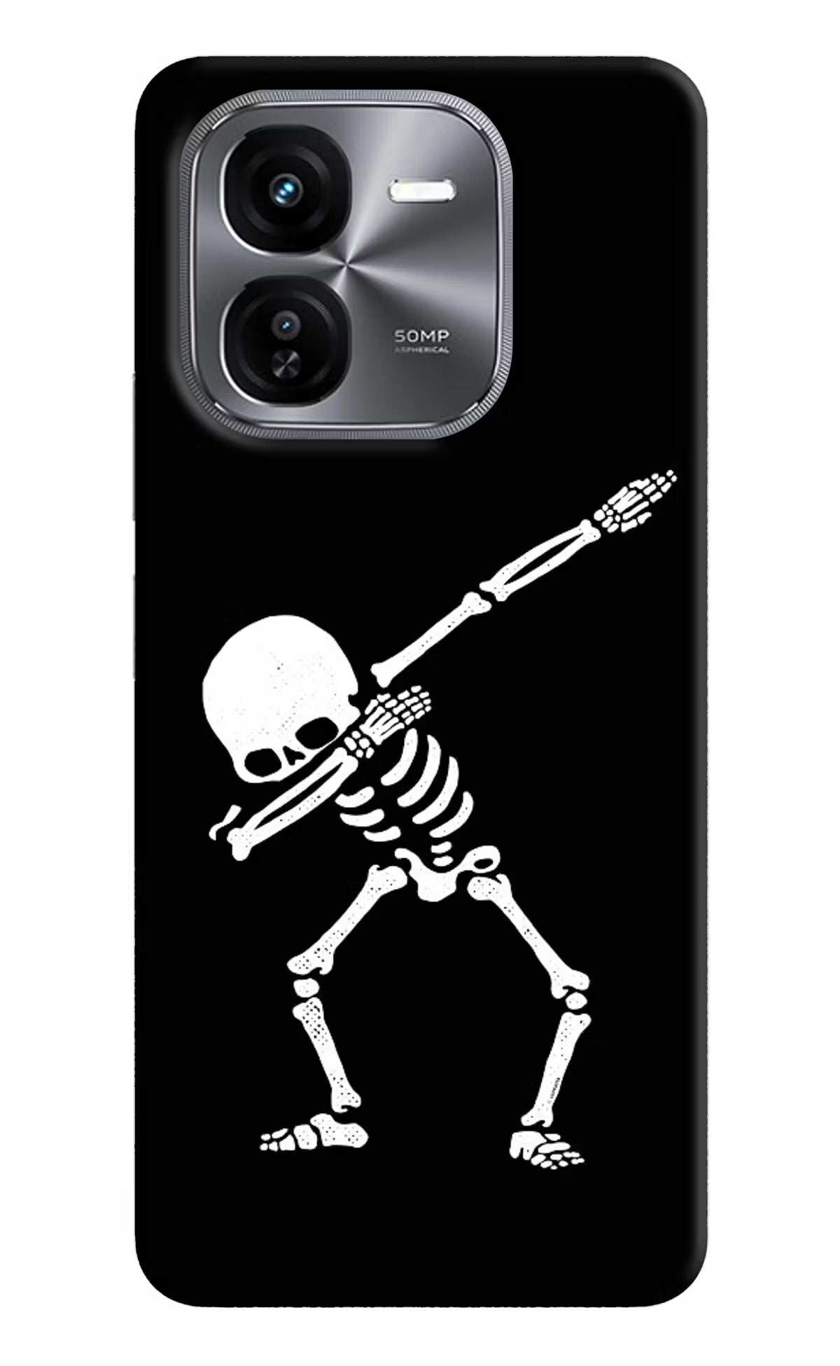Dabbing Skeleton Art iQOO Z9X Hard Case Back Cover by Casekaro