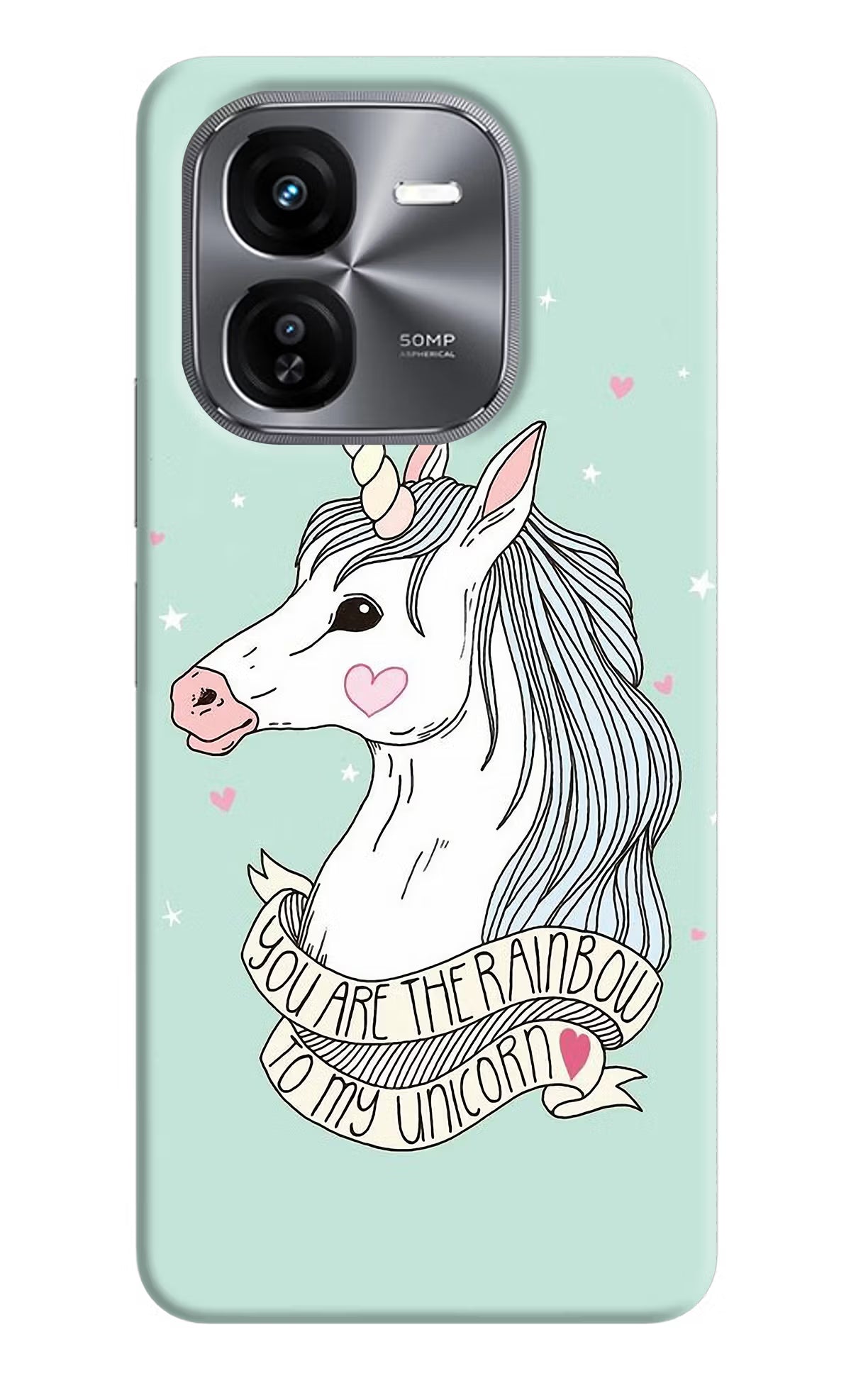 Unicorn Wallpaper iQOO Z9X Hard Case Back Cover by Casekaro