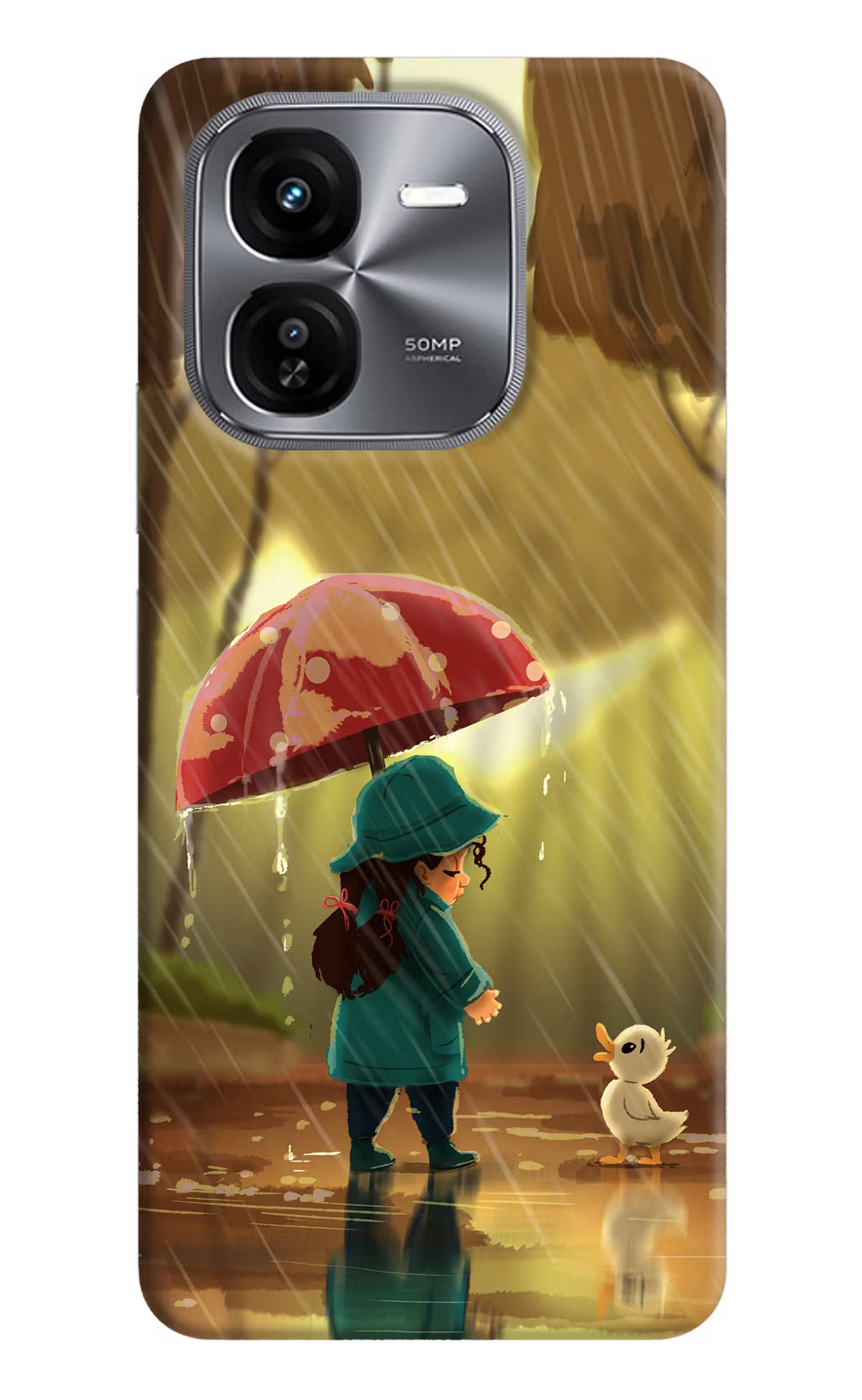 Rainy Day iQOO Z9X Hard Case Back Cover by Casekaro