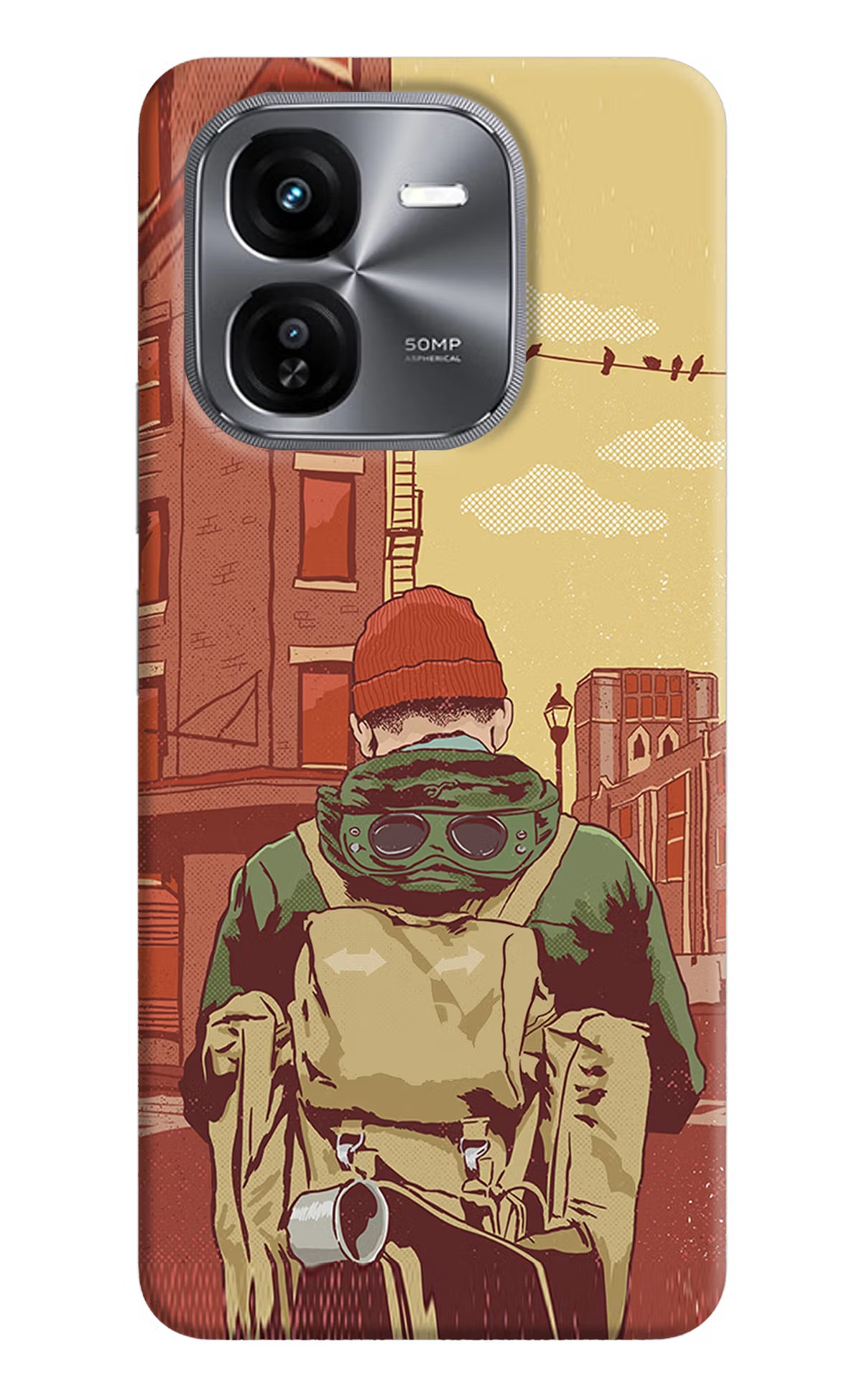 Adventurous iQOO Z9X Hard Case Back Cover by Casekaro