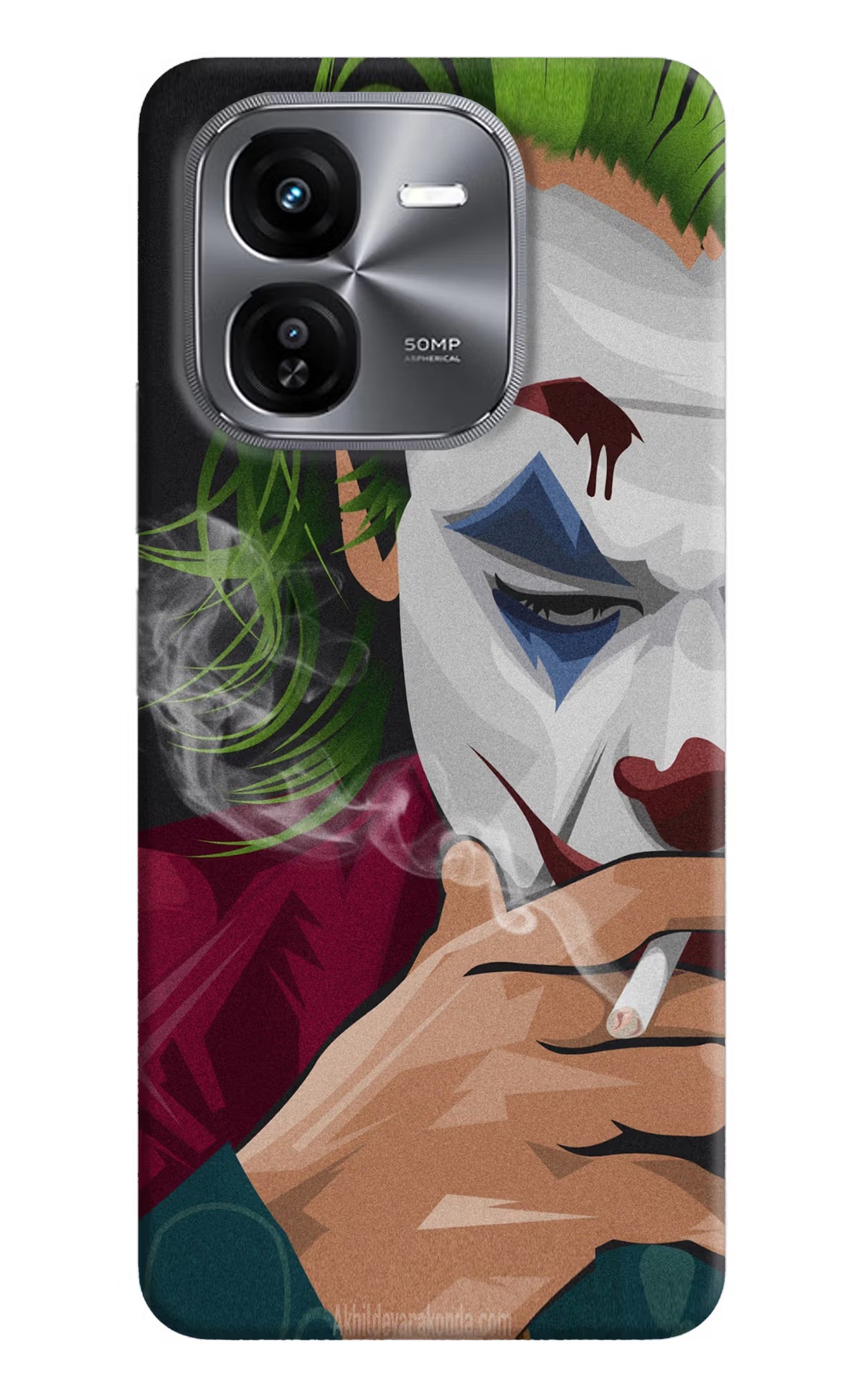 Joker Smoking iQOO Z9X Hard Case Back Cover by Casekaro