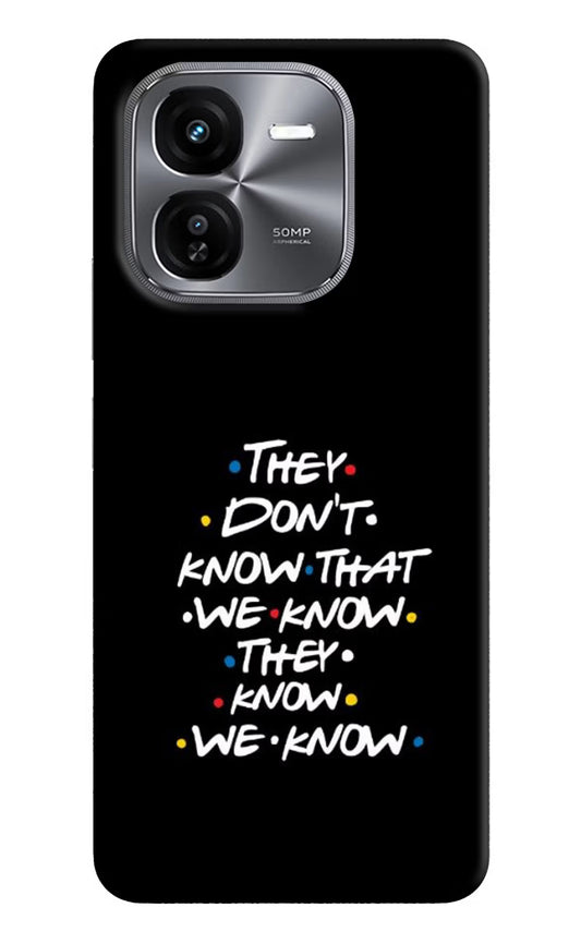 FRIENDS Dialogue iQOO Z9X Hard Case Back Cover by Casekaro