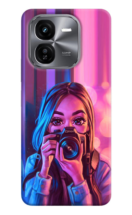 Girl Photographer iQOO Z9X Hard Case Back Cover by Casekaro