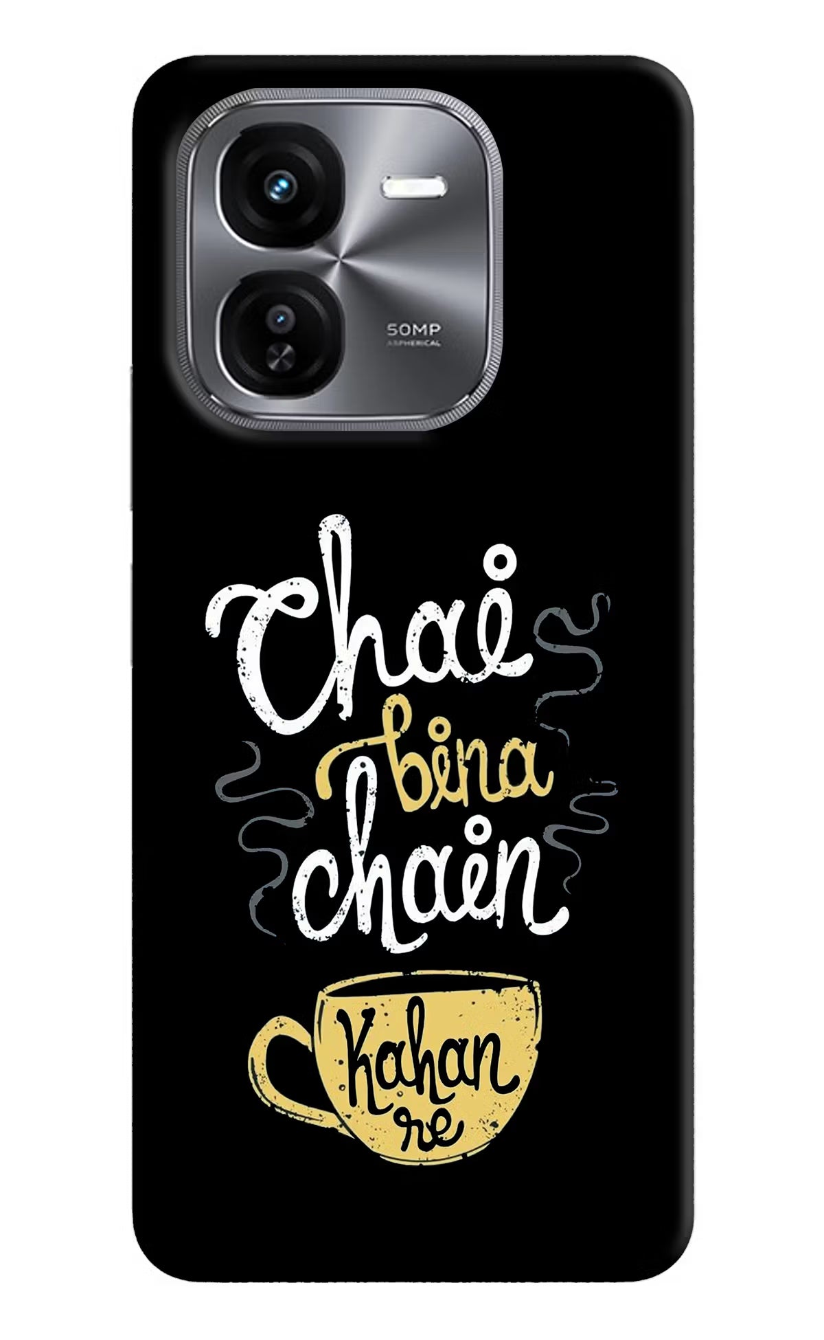 Chai Bina Chain Kaha Re iQOO Z9X Hard Case Back Cover by Casekaro