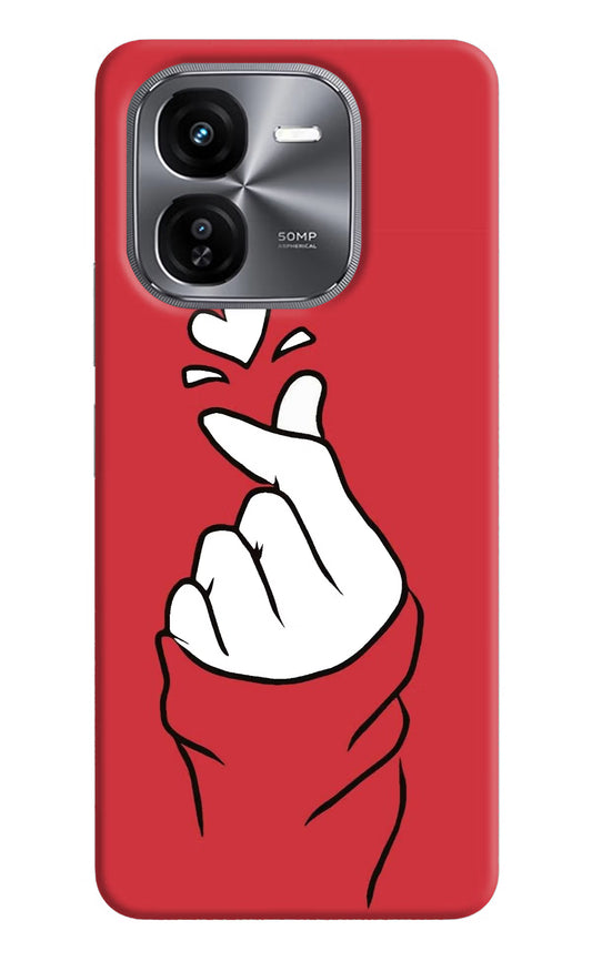 Korean Love Sign iQOO Z9X Hard Case Back Cover by Casekaro