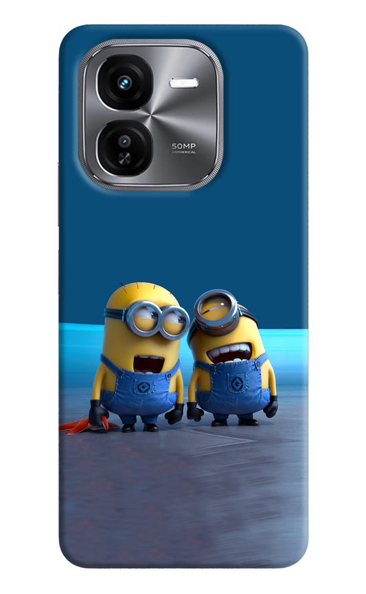 Minion Laughing iQOO Z9X Hard Case Back Cover by Casekaro