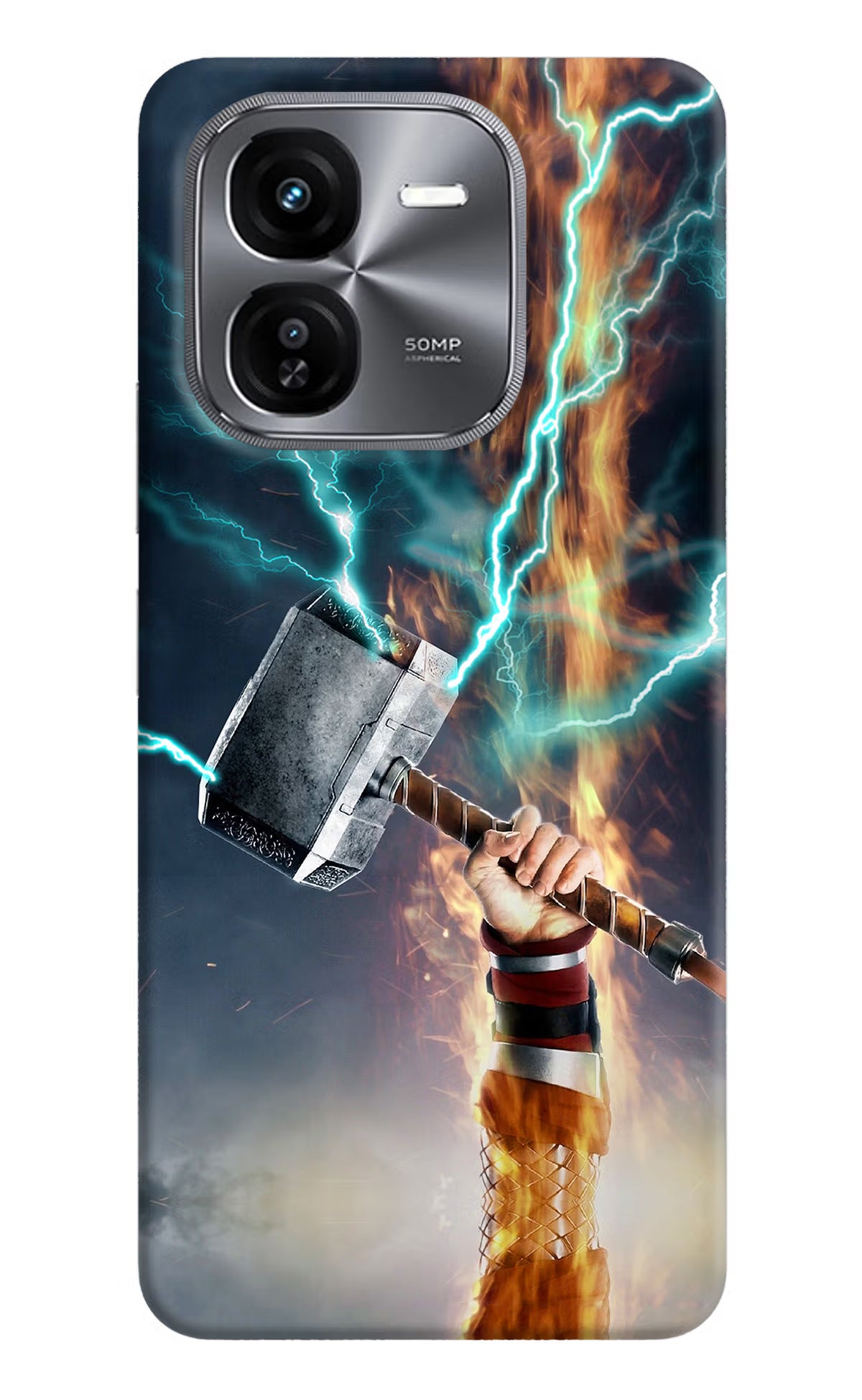 Thor Hammer Mjolnir iQOO Z9X Hard Case Back Cover by Casekaro