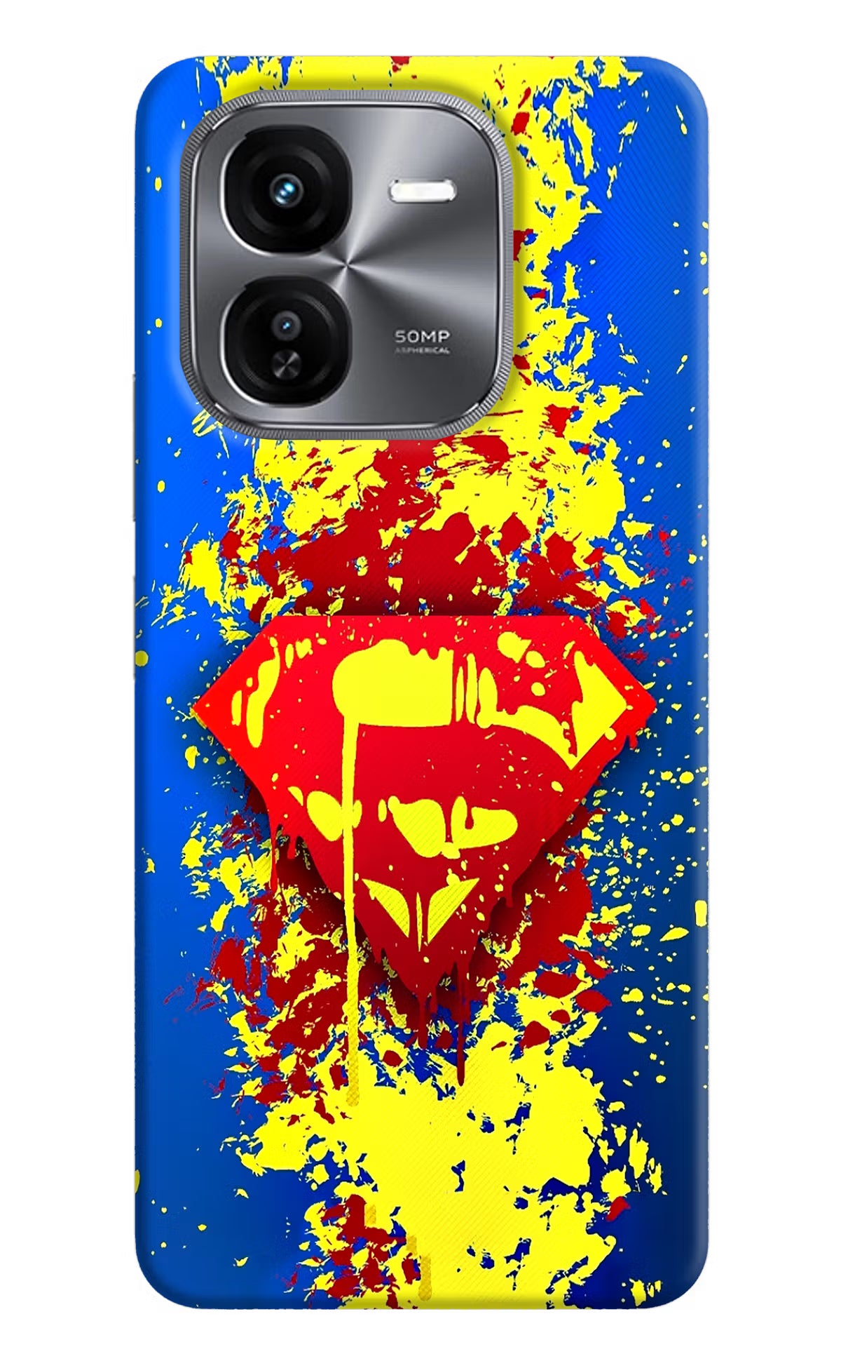 Superman logo iQOO Z9X Hard Case Back Cover by Casekaro
