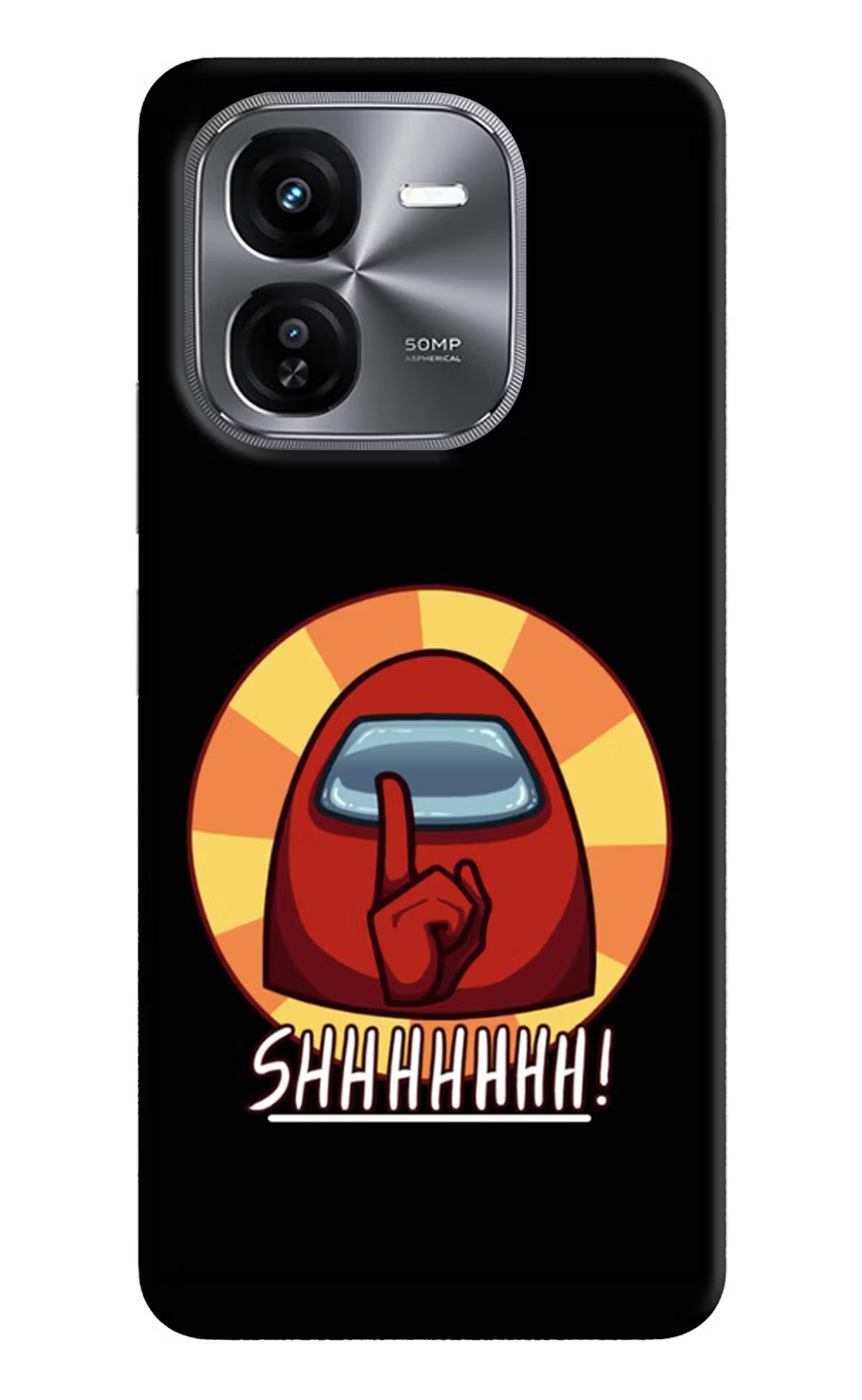 Among Us Shhh! iQOO Z9X Hard Case Back Cover by Casekaro