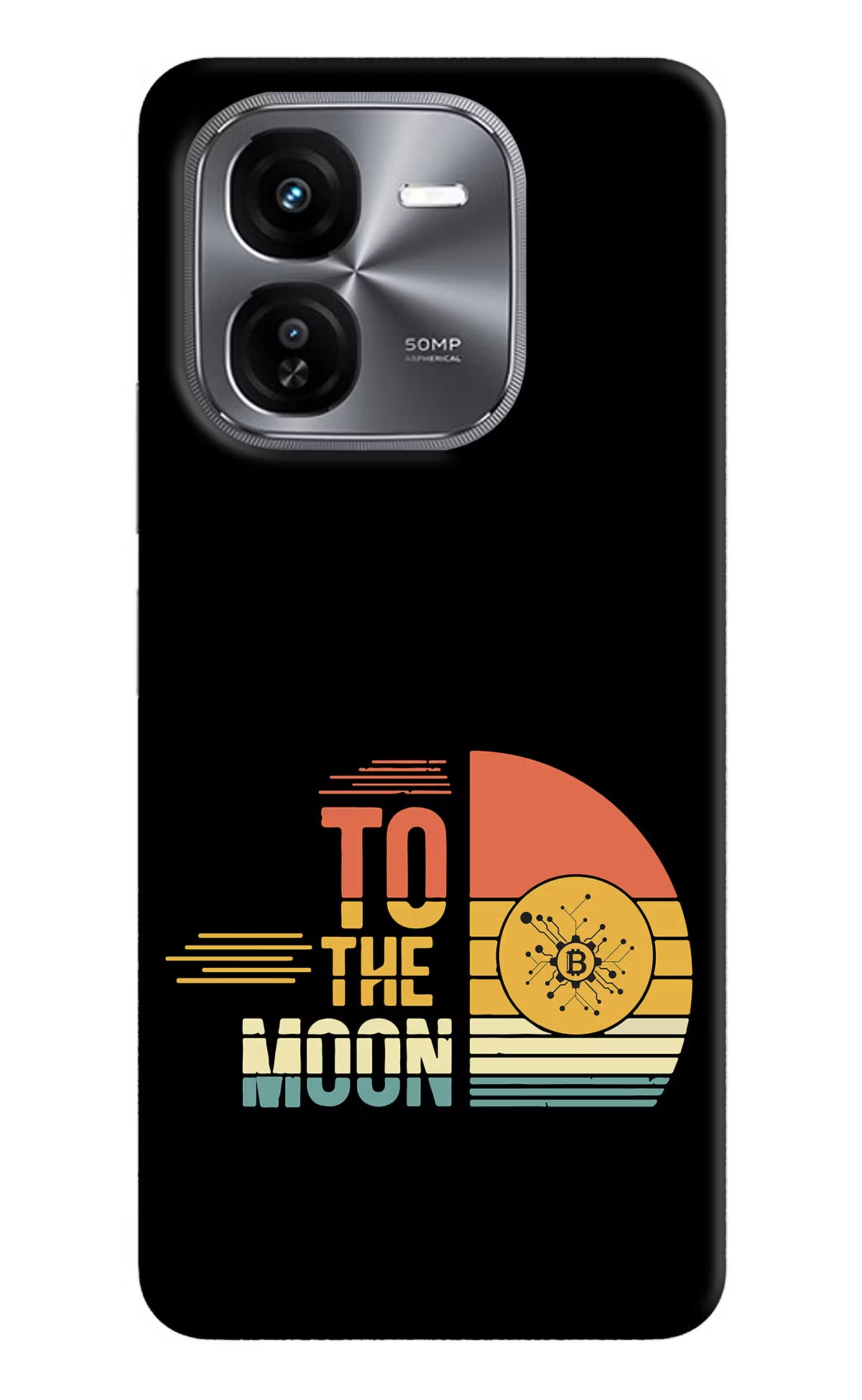 To the Moon iQOO Z9X Hard Case Back Cover by Casekaro
