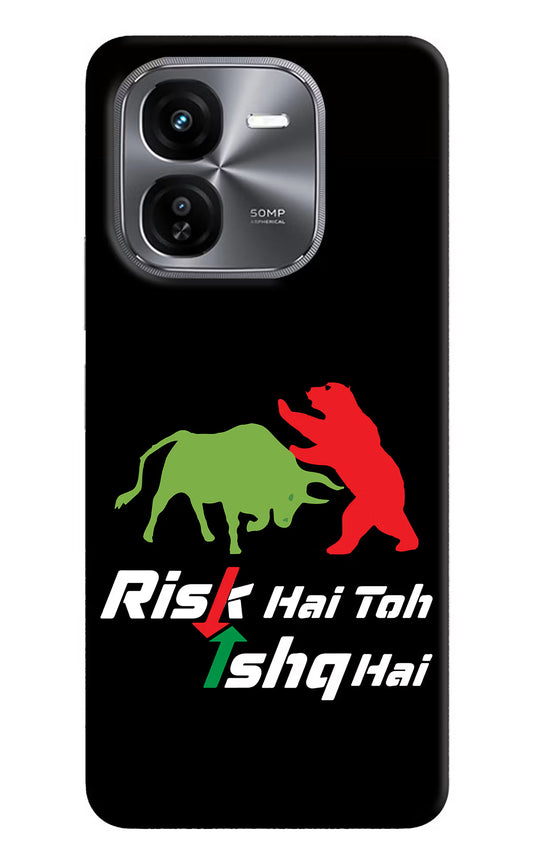 Risk Hai Toh Ishq Hai iQOO Z9X Hard Case Back Cover by Casekaro