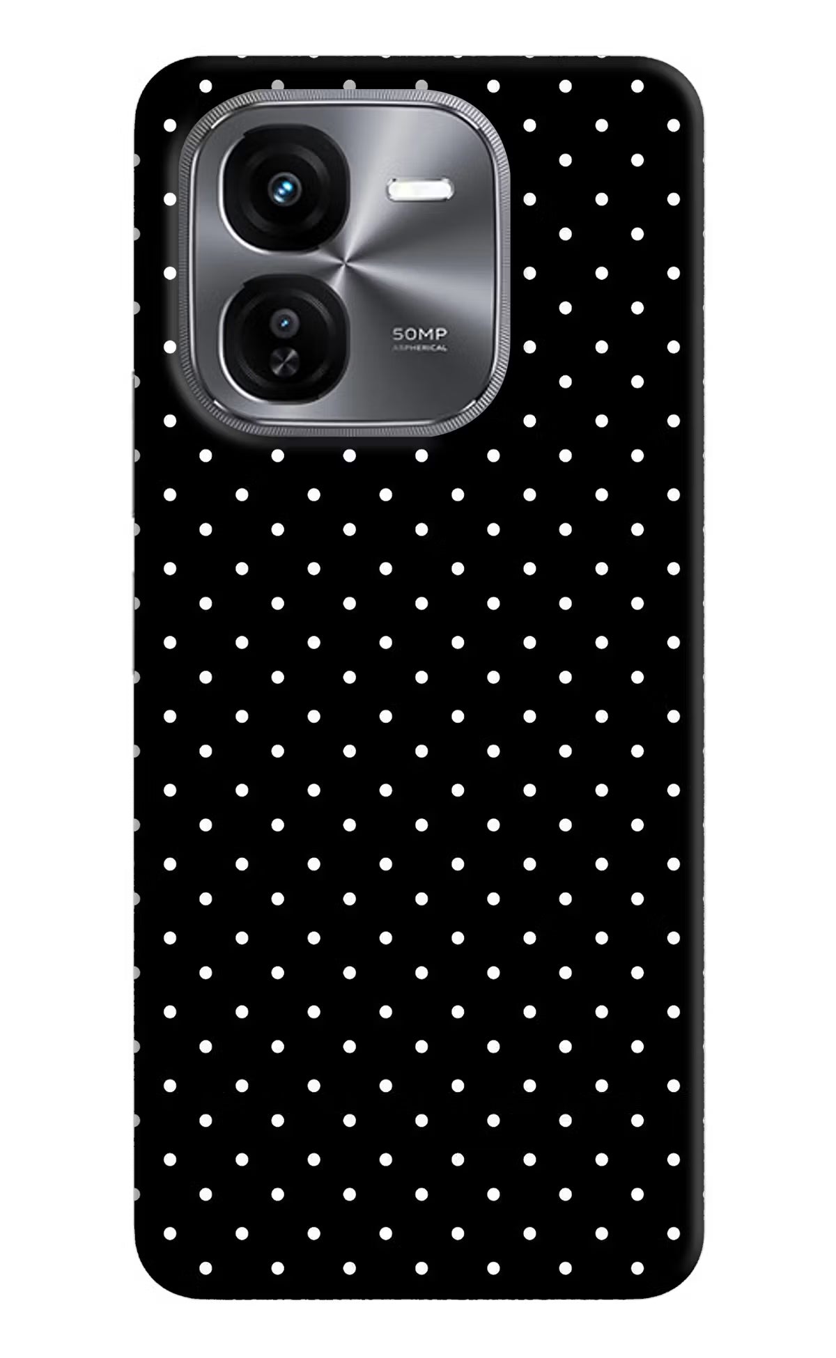 White Dots iQOO Z9X Hard Case Back Cover by Casekaro