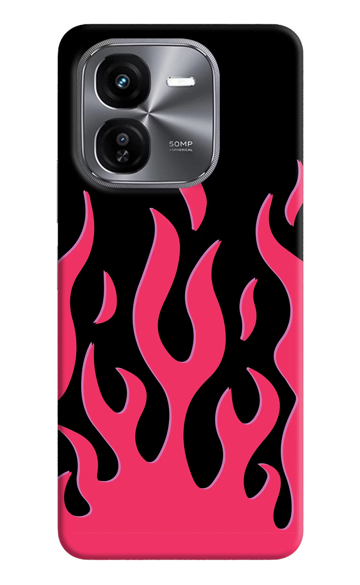 Fire Flames iQOO Z9X Hard Case Back Cover by Casekaro