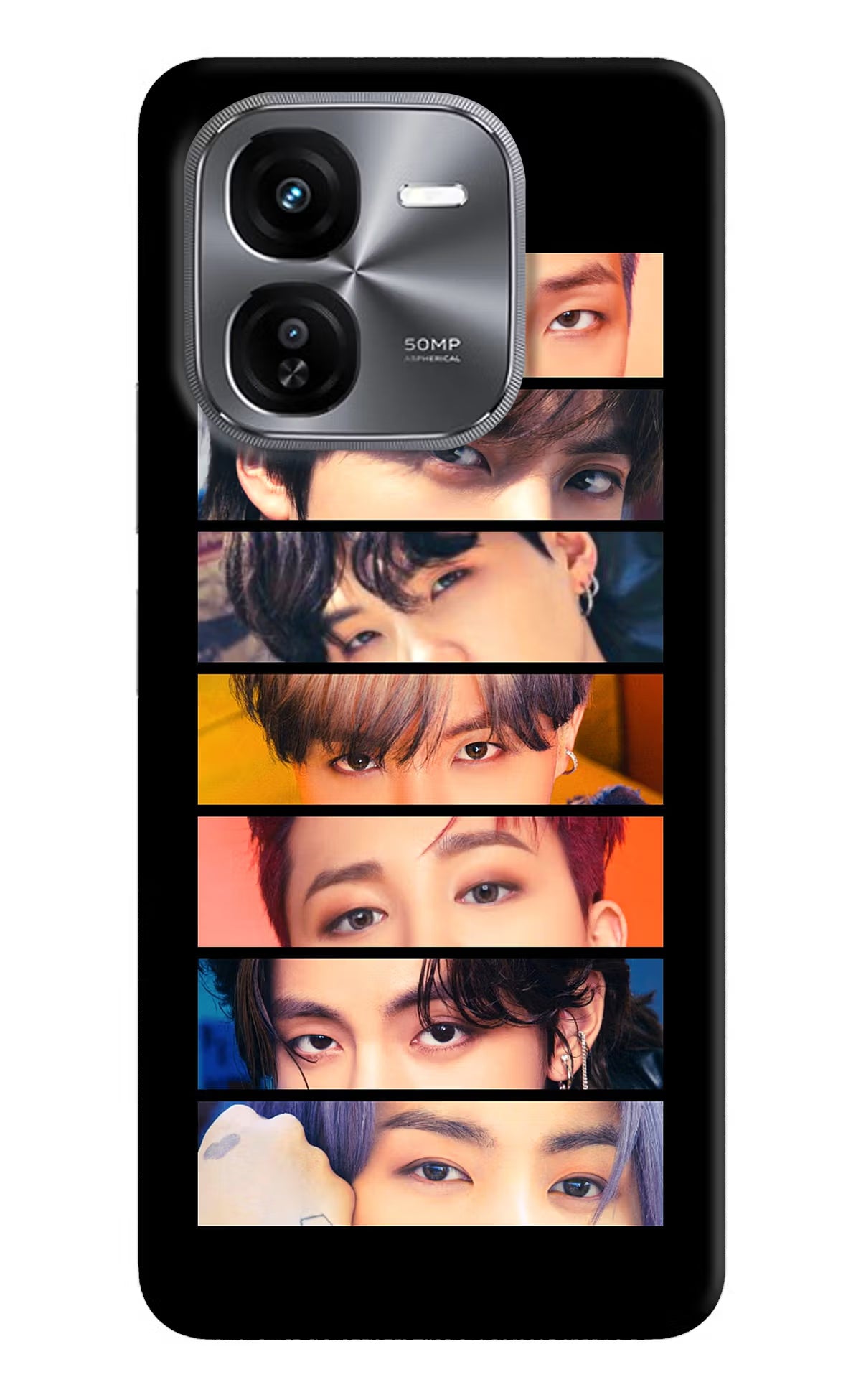 BTS Eyes iQOO Z9X Hard Case Back Cover by Casekaro