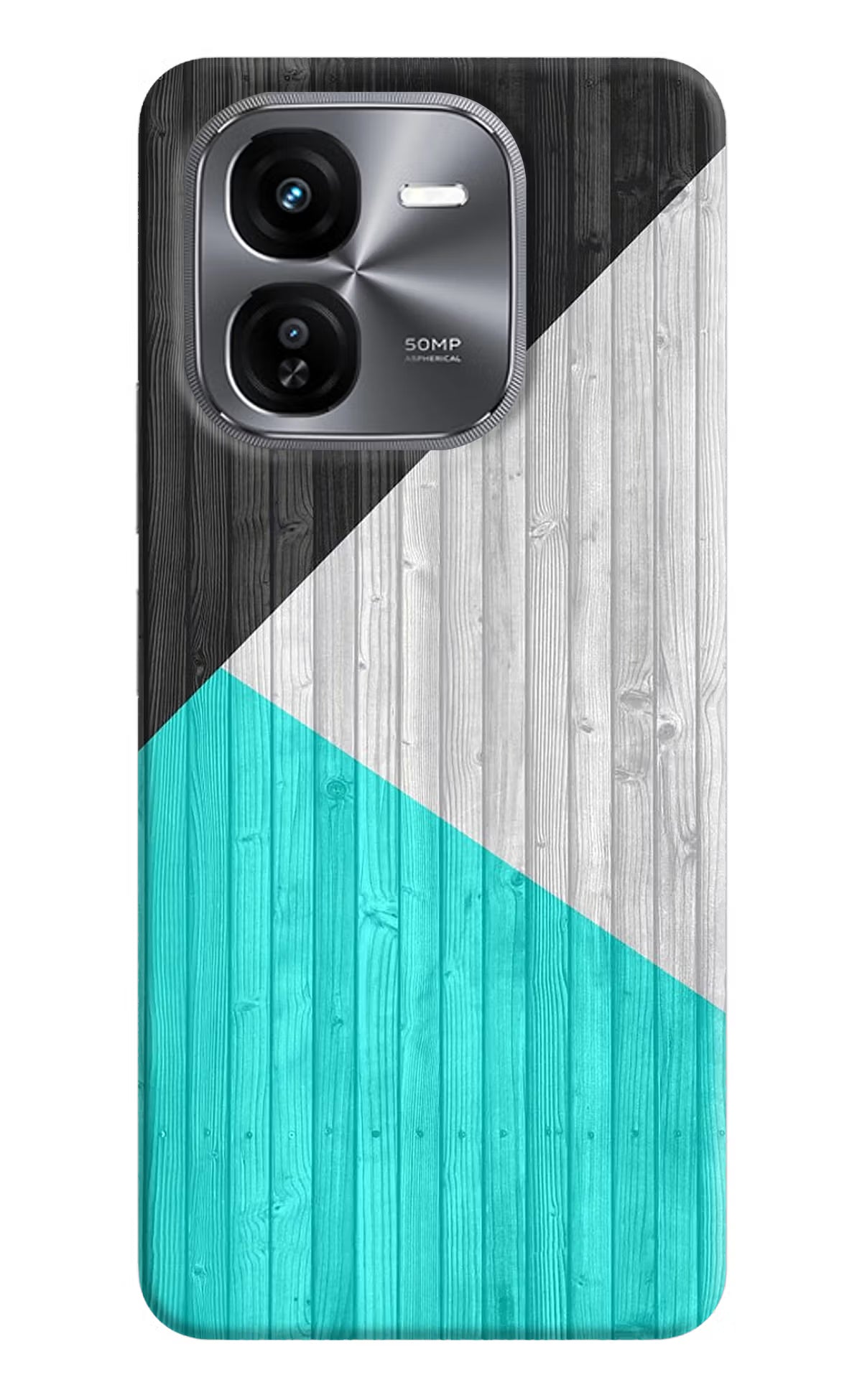 Wooden Abstract iQOO Z9X Hard Case Back Cover by Casekaro