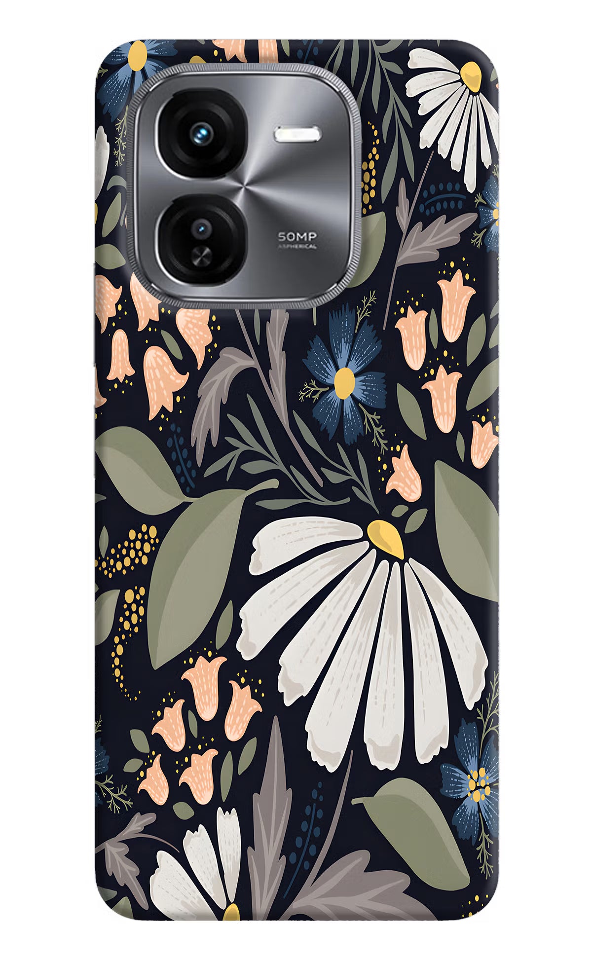 Flowers Art iQOO Z9X Hard Case Back Cover by Casekaro