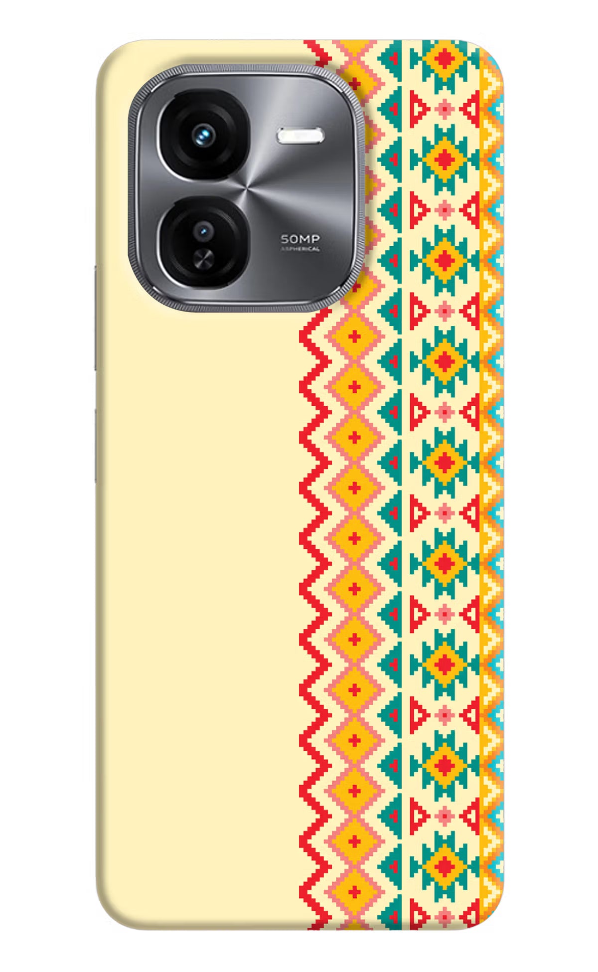 Ethnic Seamless iQOO Z9X Hard Case Back Cover by Casekaro