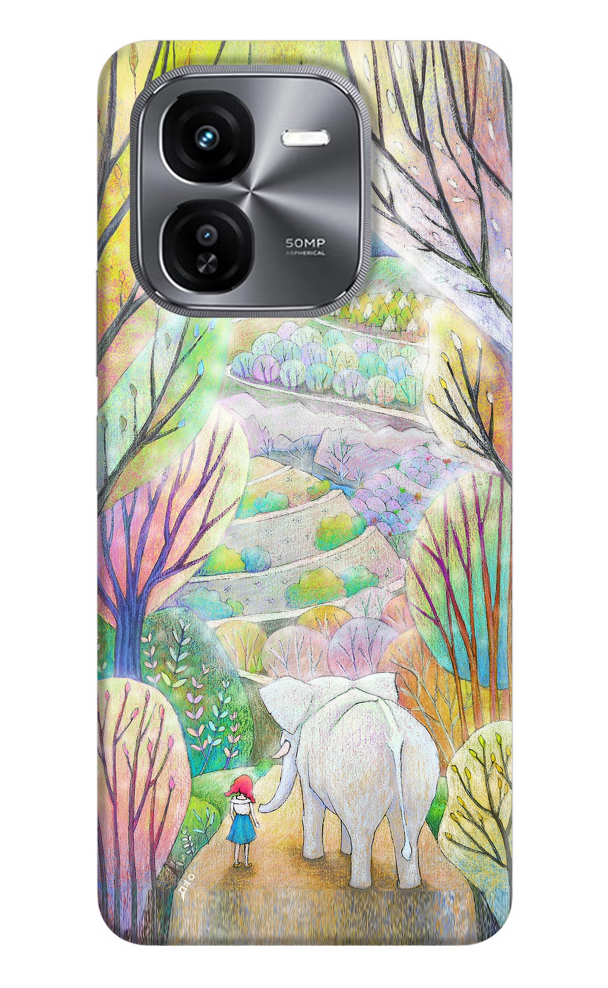 Nature Painting iQOO Z9X Hard Case Back Cover by Casekaro