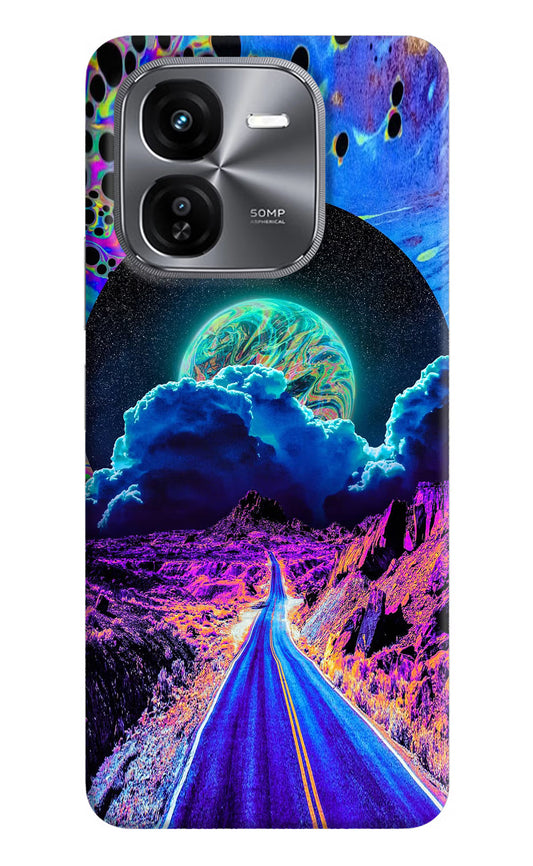 Psychedelic Painting iQOO Z9X Hard Case Back Cover by Casekaro