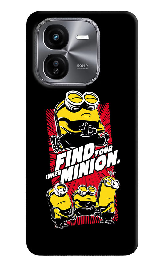 Find your inner Minion iQOO Z9X Hard Case Back Cover by Casekaro