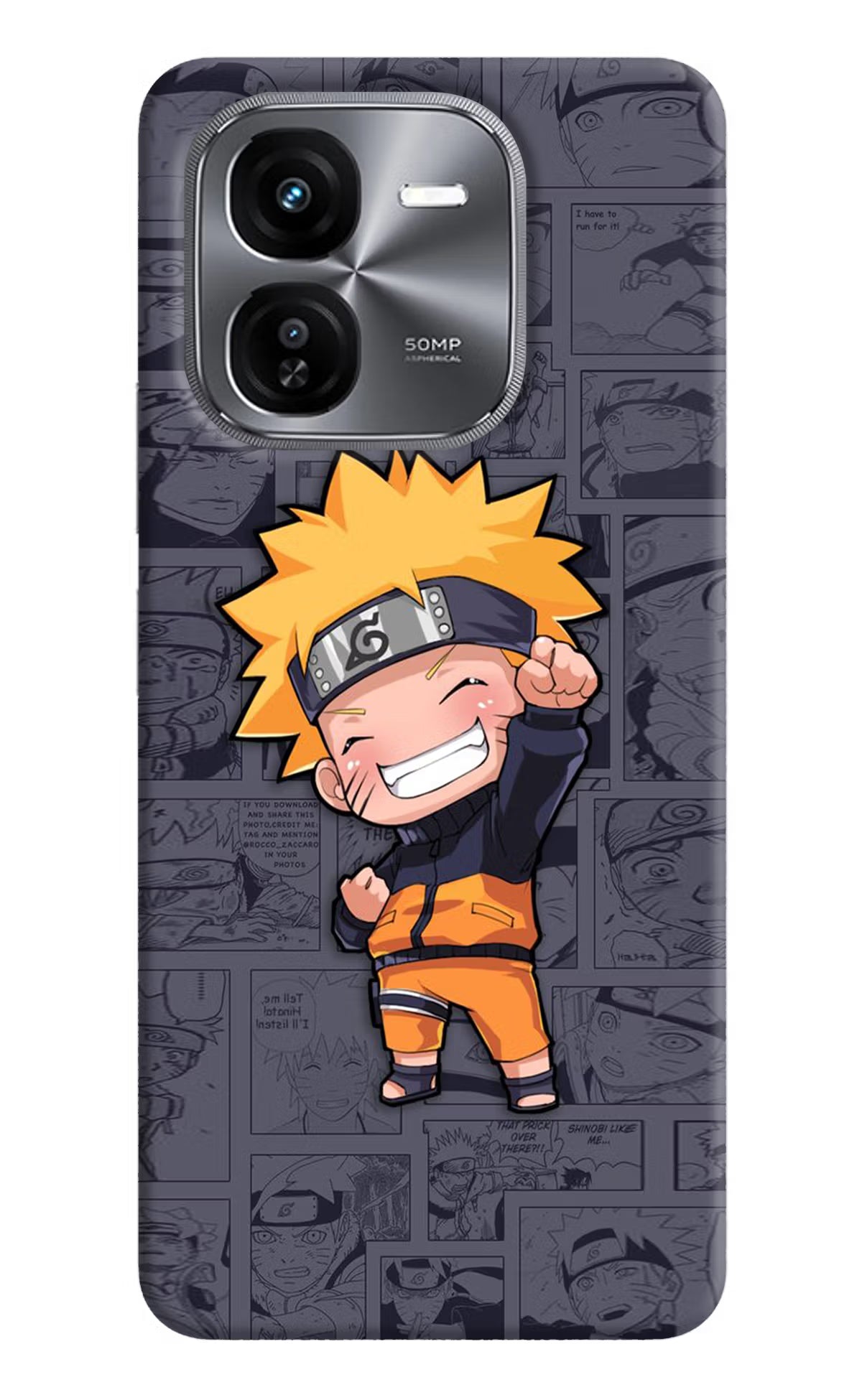 Chota Naruto iQOO Z9X Hard Case Back Cover by Casekaro