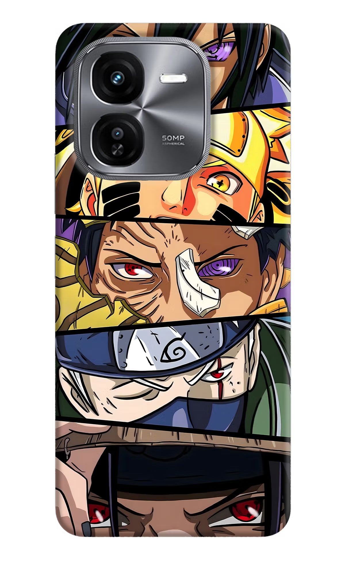 Naruto Character iQOO Z9X Hard Case Back Cover by Casekaro
