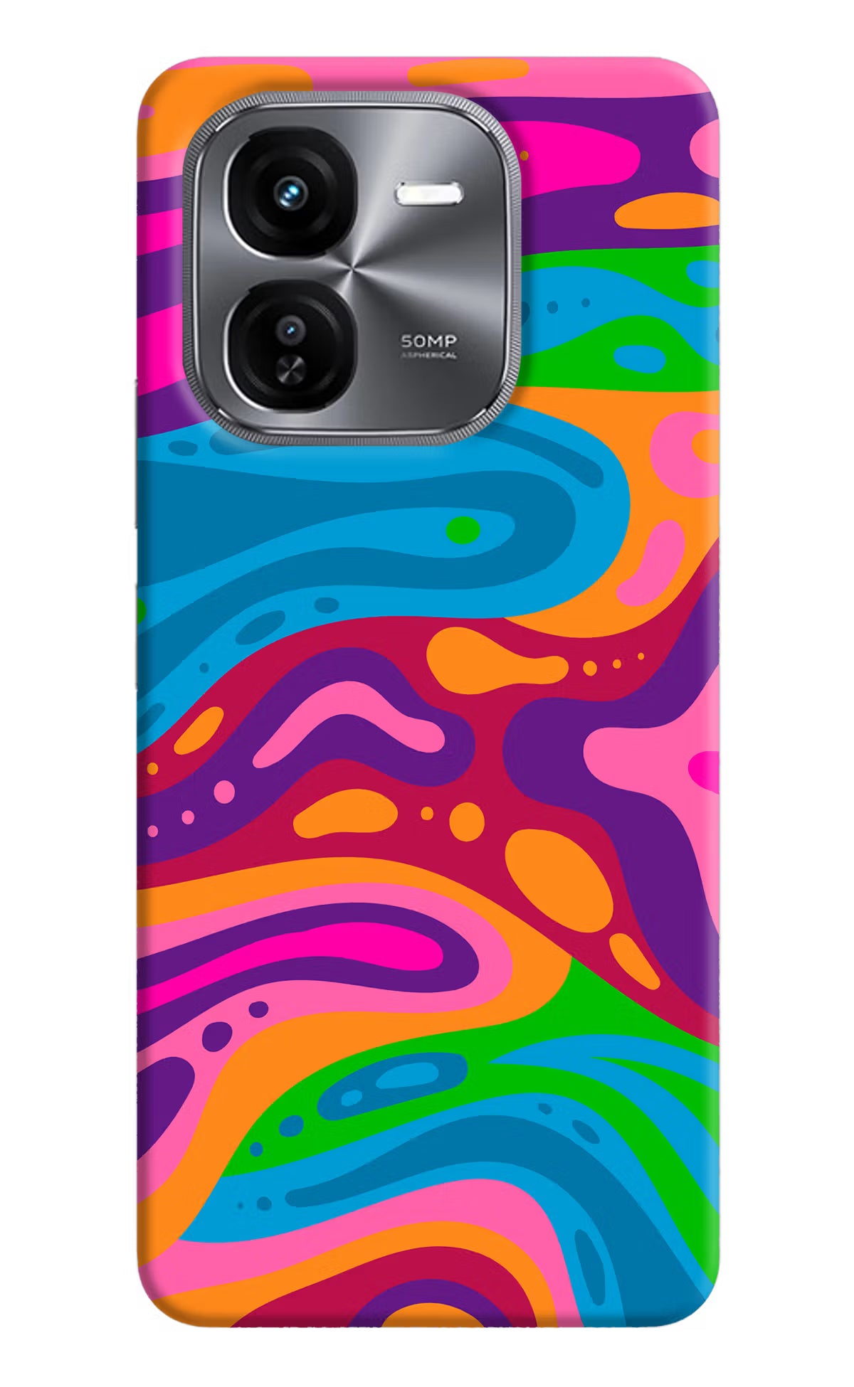 Trippy Pattern iQOO Z9X Hard Case Back Cover by Casekaro