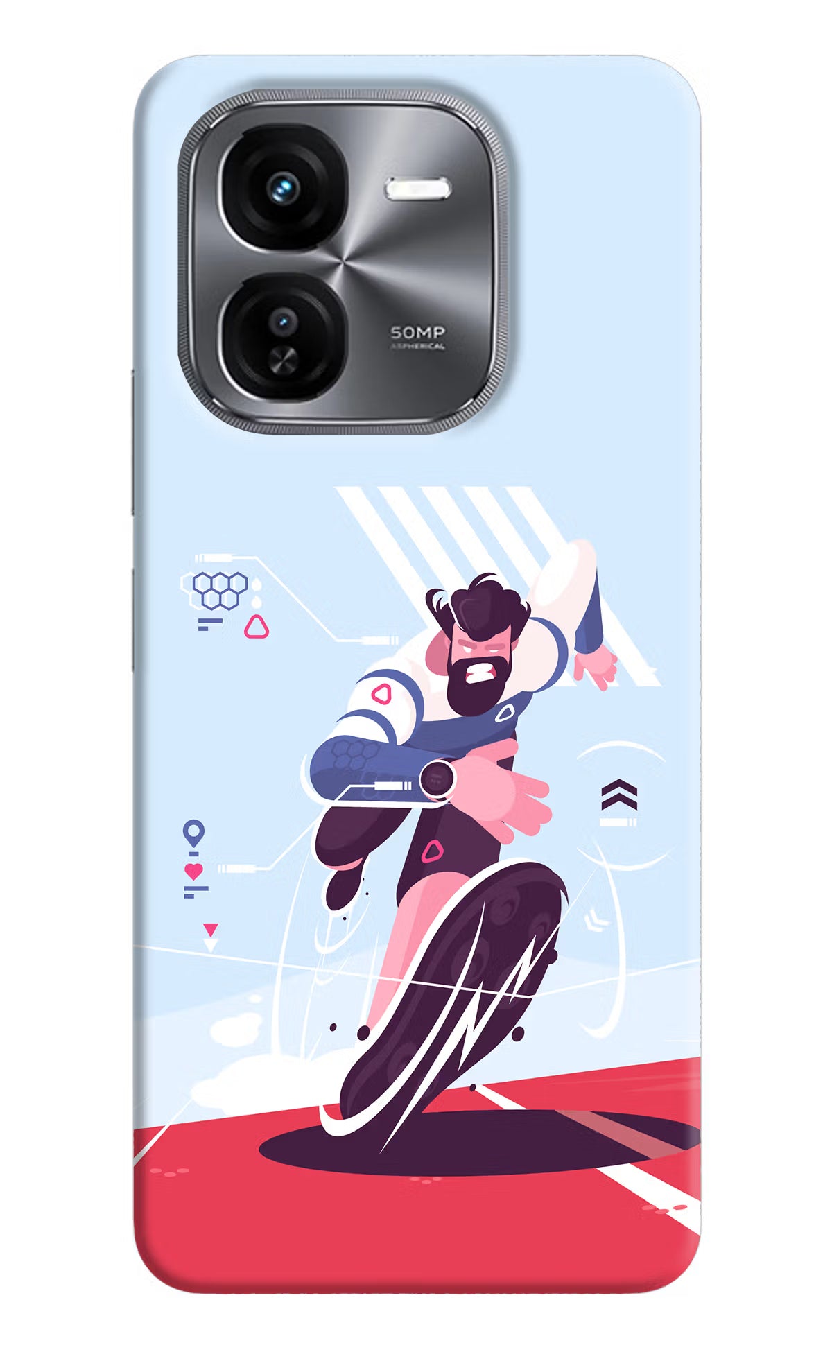 Run Pro iQOO Z9X Hard Case Back Cover by Casekaro