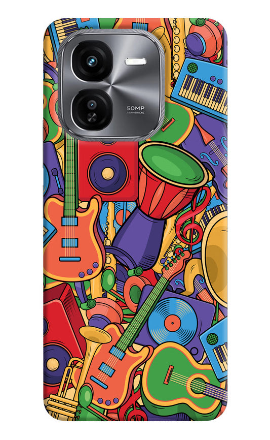 Music Instrument Doodle iQOO Z9X Hard Case Back Cover by Casekaro