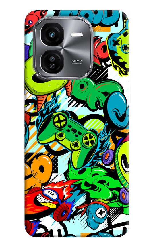 Game Doodle iQOO Z9X Hard Case Back Cover by Casekaro