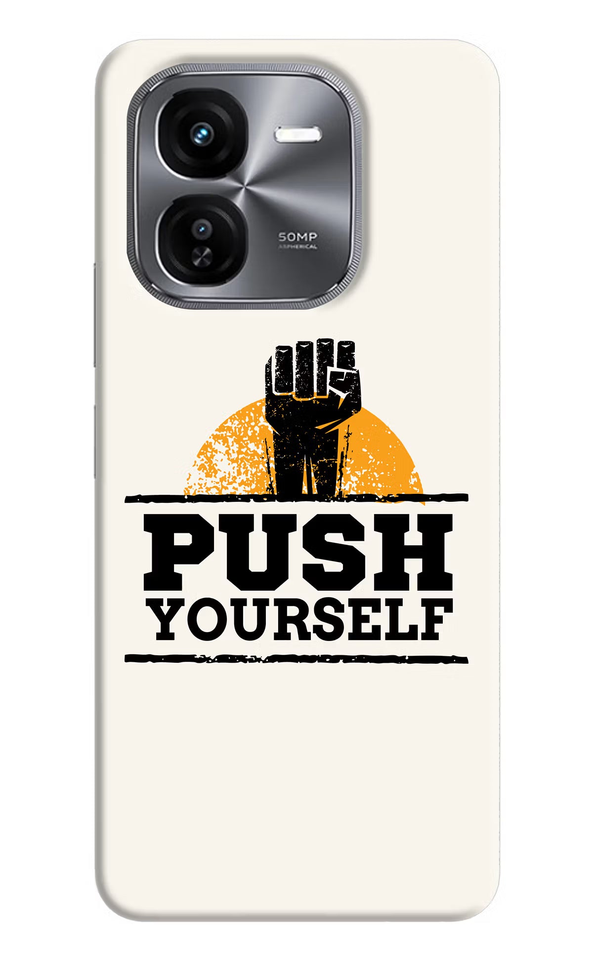 Push Yourself iQOO Z9X Hard Case Back Cover by Casekaro