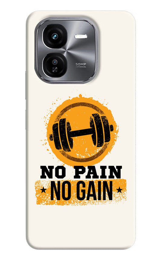 No Pain No Gain iQOO Z9X Hard Case Back Cover by Casekaro