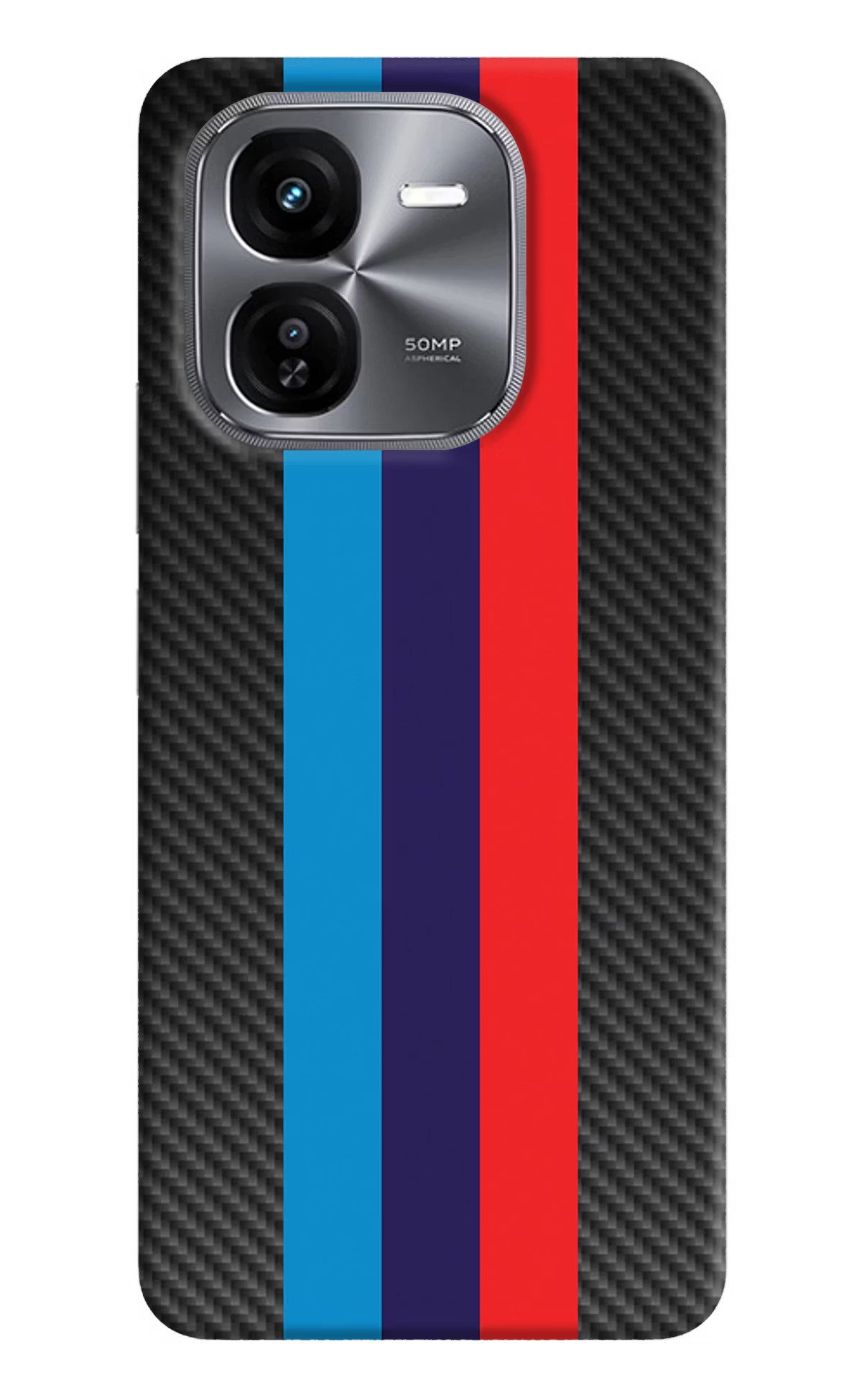 BMW Stripes Pattern iQOO Z9X Hard Case Back Cover by Casekaro