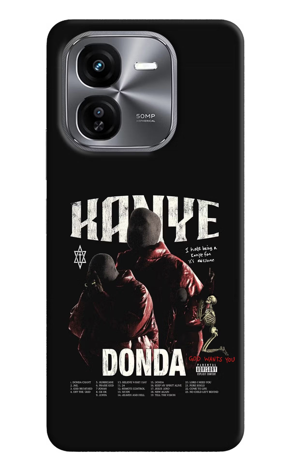 Donda Kanye West iQOO Z9X Hard Case Back Cover by Casekaro