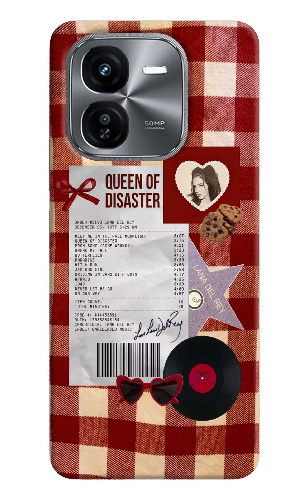 Queen of Disaster iQOO Z9X Hard Case Back Cover by Casekaro