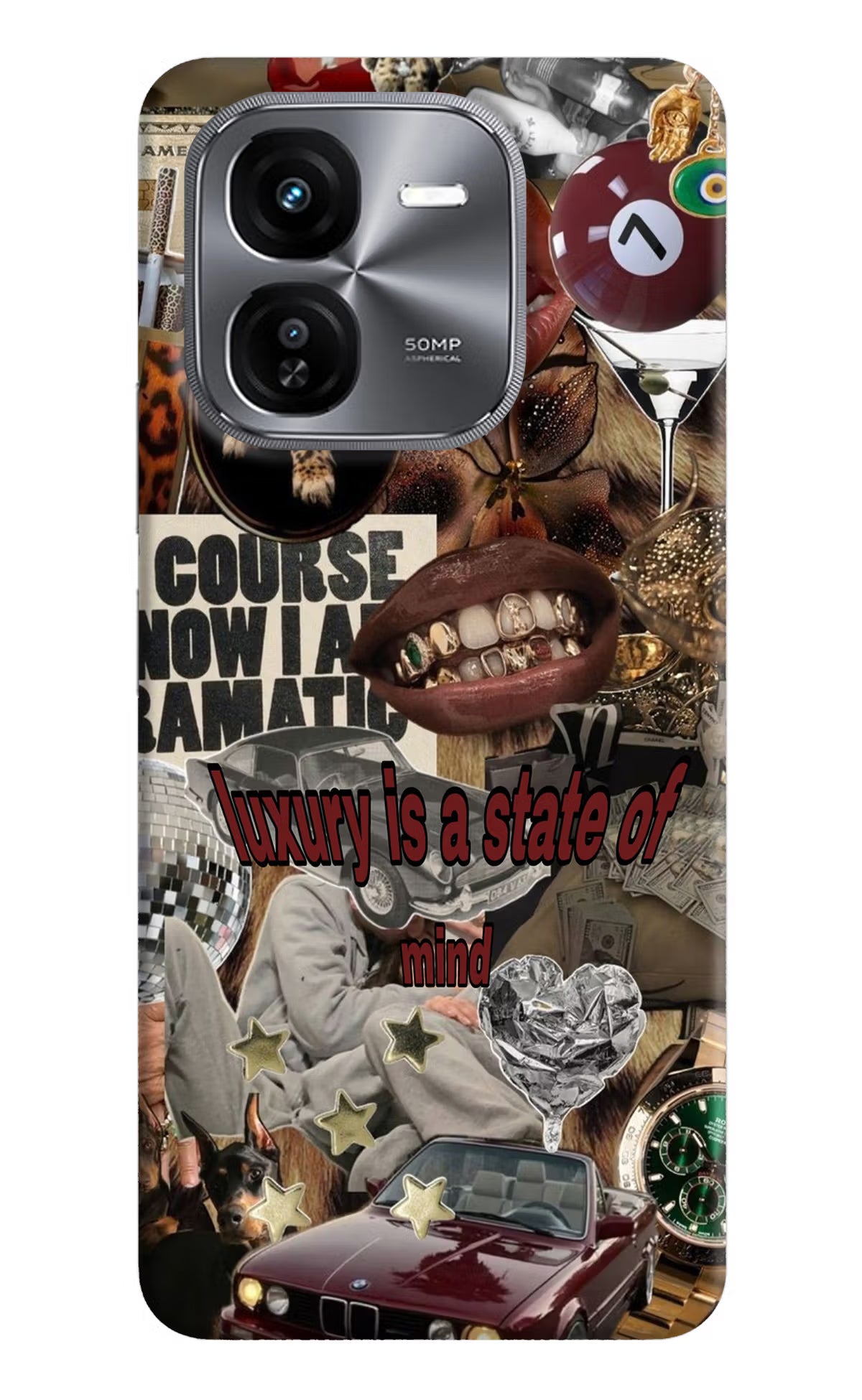 Luxury iQOO Z9X Hard Case Back Cover by Casekaro