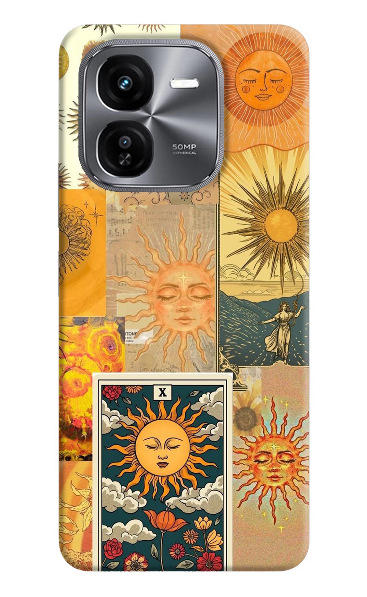 Sun iQOO Z9X Hard Case Back Cover by Casekaro