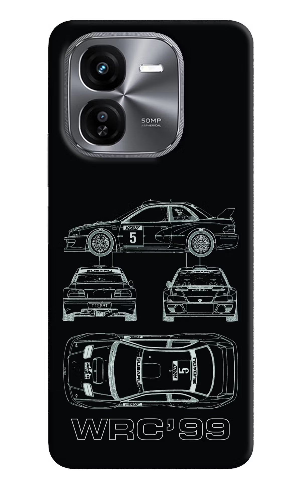 WRC'99 iQOO Z9X Hard Case Back Cover by Casekaro