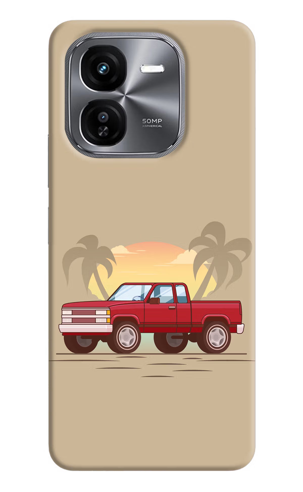 Desert Classic Drive iQOO Z9X Hard Case Back Cover by Casekaro