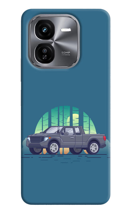 Retro Garage Vibe iQOO Z9X Hard Case Back Cover by Casekaro