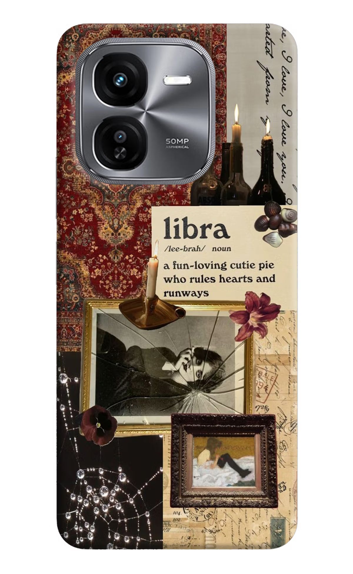 Libra Zodiac iQOO Z9X Hard Case Back Cover by Casekaro