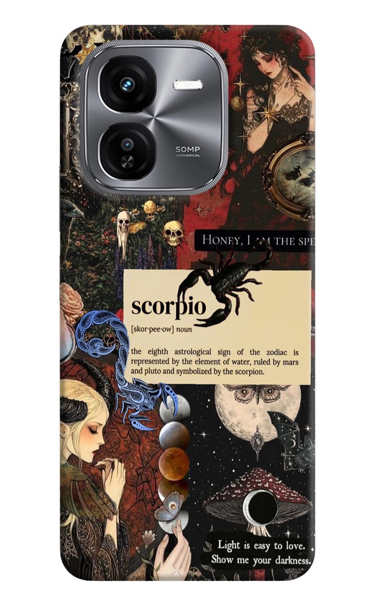 Scorpio Zodiac iQOO Z9X Hard Case Back Cover by Casekaro