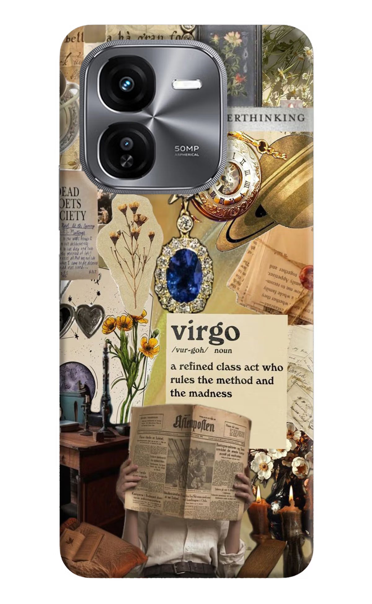 Virgo Zodiac iQOO Z9X Hard Case Back Cover by Casekaro