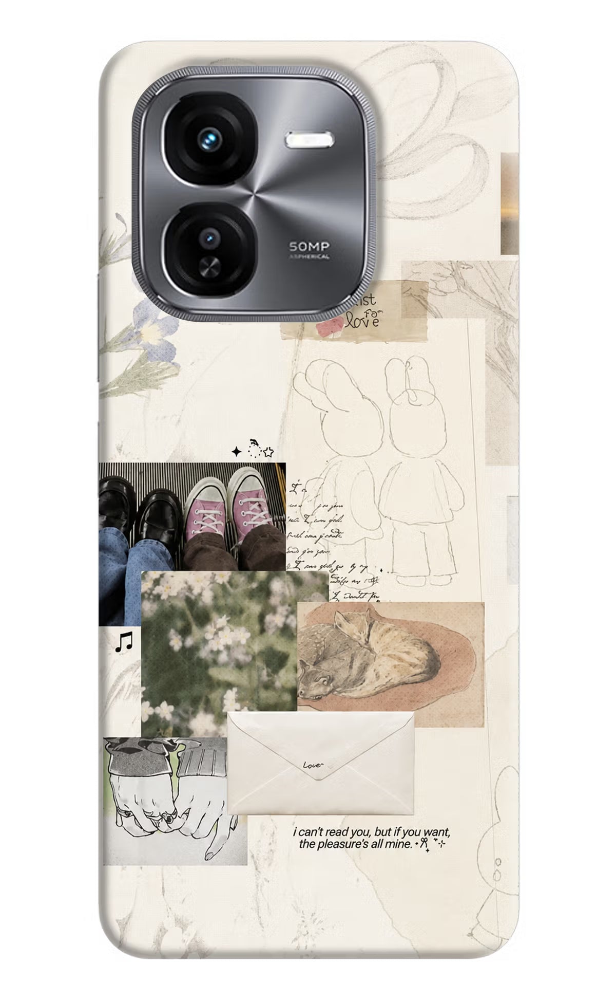 Soft Aesthetic iQOO Z9X Back Cover