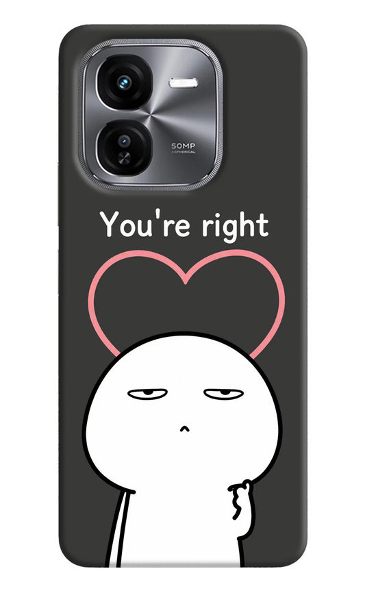 You're Right iQOO Z9X Hard Case Back Cover by Casekaro